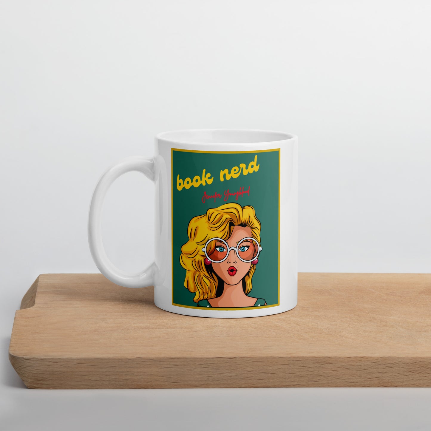 Book Nerd Glossy Mug