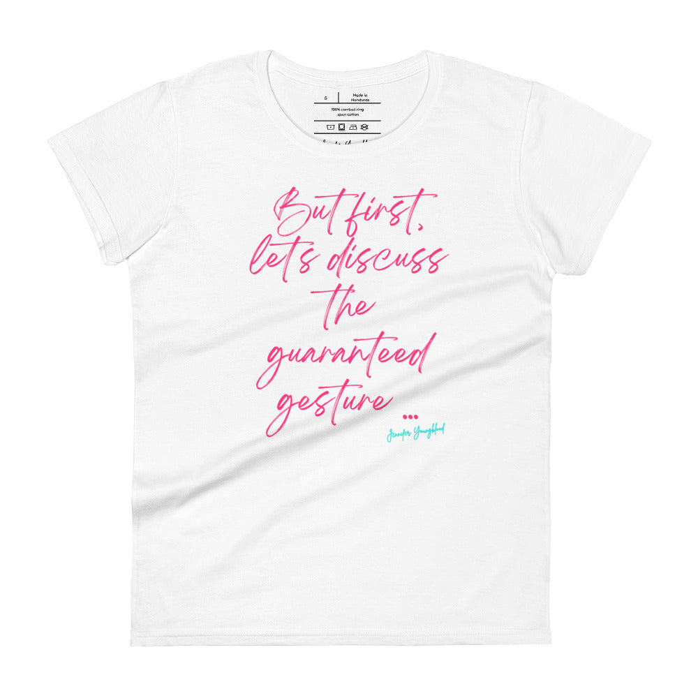 Guaranteed Gesture - Women's short sleeve t-shirt