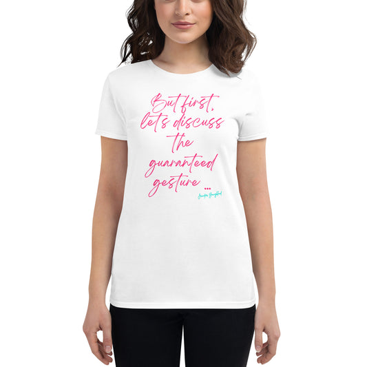Guaranteed Gesture - Women's short sleeve t-shirt